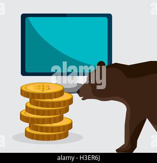 Börse-Finanzen-Design. Stock Vektor