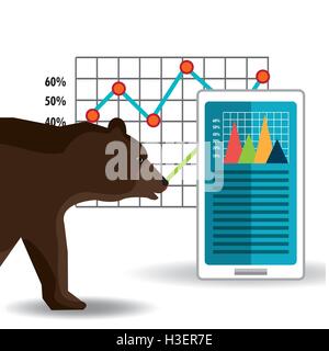 Börse-Finanzen-Design. Stock Vektor