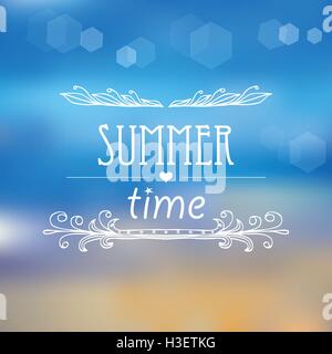 Sommerzeit-Hintergrund Stock Vektor