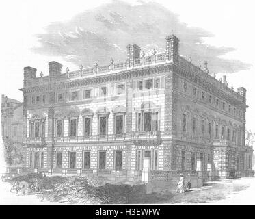 Londoner Bridgewater House-Architekt, Charles Barry, 1850. Illustrierte London News Stockfoto