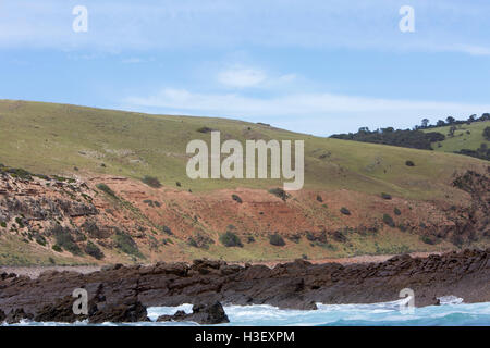 Landschaft im Boxen Bay, Nordkap-Bereich von Kangaroo Island, South Australia Stockfoto