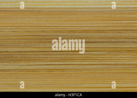 Muster aus Holz mit horizontalen Linien in hellbraun und dunkel braun. Stockfoto
