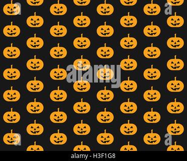 Kürbis Musterdesign Hintergrund, Papier. Halloween-Konzept. Design-Elemente der Halloween-Party. Vektor-illustration Stock Vektor