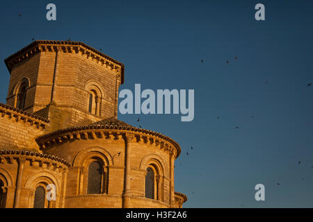 Kirche San Martin in der Stadt Fromista entlang dem Camino de Santiago, route Frances Stockfoto