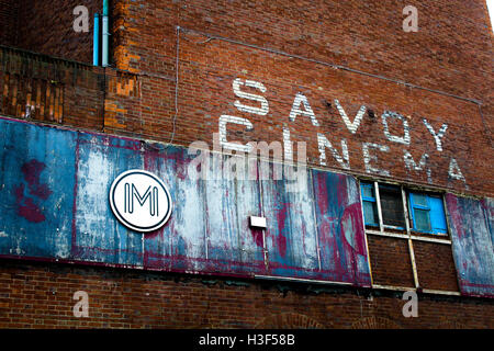 Newcastle-Under-Lyme Stadt (altes Kino) Stockfoto