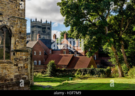 Durham ist eine historische Stadt und die Kreisstadt von Grafschaft Durham im Nordosten Englands. Stockfoto