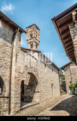 Kirche Chiesa Santa Maria Maddalena, Ossuccio, Lombardei, Italien Stockfoto