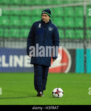 Republik Irland Manager Martin O'Neill während einer Trainingseinheit im Stadion Zimbru Chisinau. Stockfoto