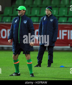 Republik Irland Manager Martin O'Neill während einer Trainingseinheit im Stadion Zimbru Chisinau. Stockfoto