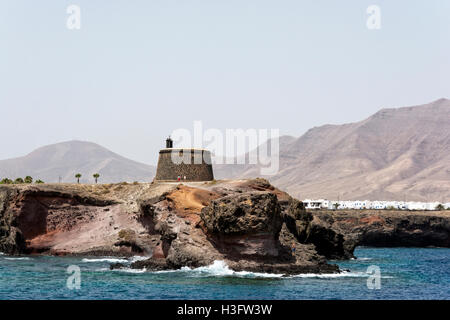 Ajache Grande - hacha Grande Playa Blanca Lanzarote Stockfoto