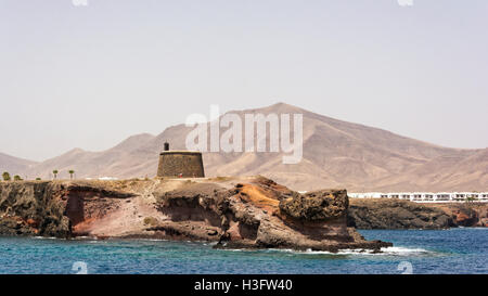 Ajache Grande - hacha Grande Playa Blanca Lanzarote Stockfoto