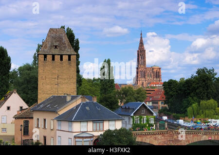 Kathedrale in Strassburg Im Elsass - Kathedrale von Straßburg im Elsass, Frankreich Stockfoto