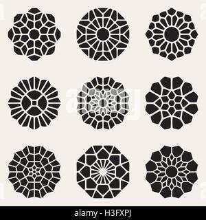 Dekorative Mandalas Ornamente Vektorgrafik Stock Vektor
