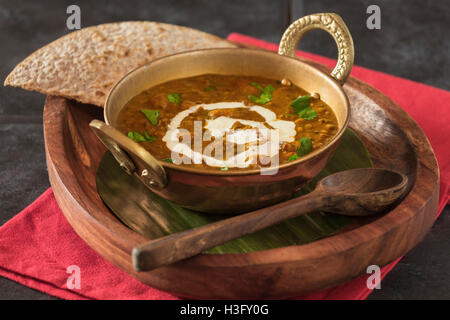 Dal Makhani. Linsen mit Butter und Sahne. Indien-Essen Stockfoto