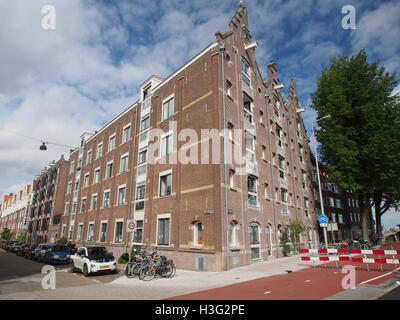 Nova Zemblastraat Hoek Houtmankade pic1 Stockfoto