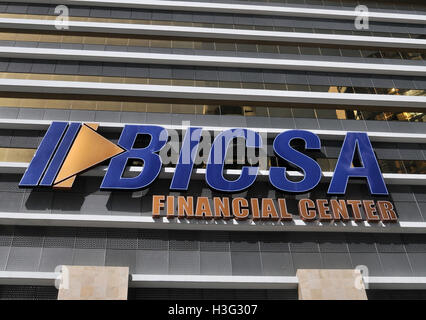 Bicsa Finanzplatz Panama City Panama Stockfoto
