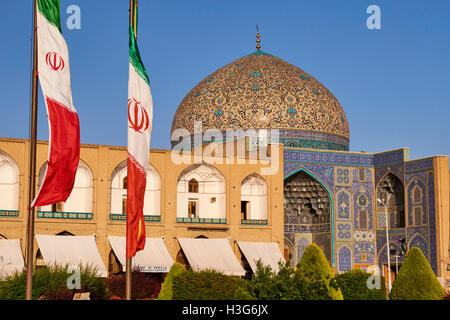 Isfahan, Iran Imam Platz, Sheikh Lotfollah-Moschee, Weltkulturerbe der UNESCO Stockfoto