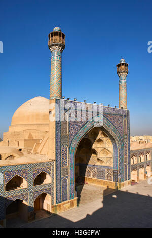 Iran, Isfahan, Freitagsmoschee, Weltkulturerbe der UNESCO Stockfoto