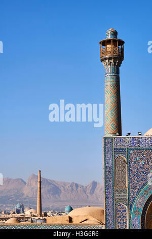 Iran, Isfahan, Freitagsmoschee, Weltkulturerbe der UNESCO Stockfoto