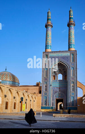 Iran, Yazd Provinz Yazd, die Freitagsmoschee Stockfoto