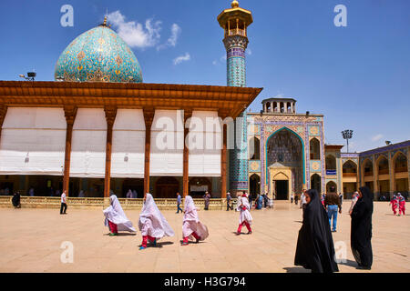 Iran, Provinz Fars, Shiraz, Shah Cheragh-mausoleum Stockfoto