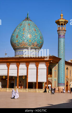 Iran, Provinz Fars, Shiraz, Shah Cheragh-mausoleum Stockfoto