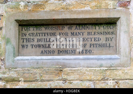 Bedham Mission Kirche von St. Michael und alle Engel aufgegeben seit 1959 nahe Pulborough, West Sussex. Stockfoto