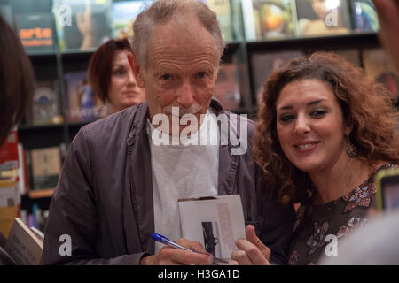 Italienischer Schriftsteller, Übersetzer und Dichter Erri De Luca besucht die Präsentation seines Buches "La Natura Esposta" am 3. Oktober 2016 ich Stockfoto