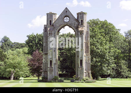 Ruine des Ritters Tor, Walsingham Abtei, Walsingham, Norfolk, England, Vereinigtes Königreich Stockfoto