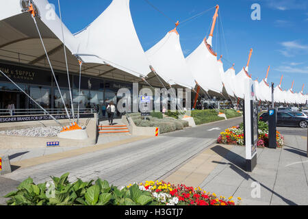 Ashford Designer Outlet, Kimberley, Ashford, Kent, England, Vereinigtes Königreich Stockfoto