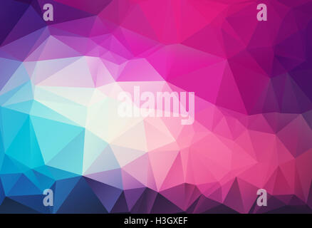 dreieckige abstrakte Magenta Hintergrund Stockfoto