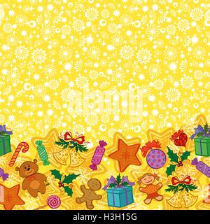 Weihnachten Urlaub nahtlose Muster Stock Vektor