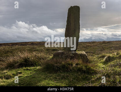 Mittelalterliche Wayside Kreuz auf Black Hill in der Nähe von Glaisdale in den North York Moors Stockfoto