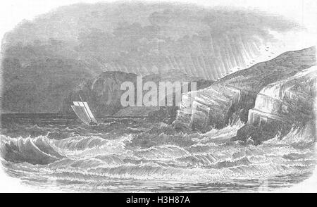 Irland Irland Auge, Dublin Bay 1852. Illustrierte London News Stockfoto