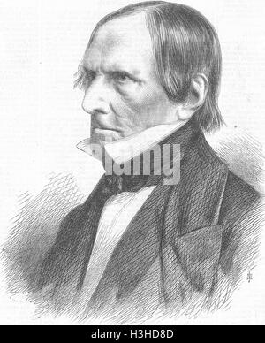 Künstler des verstorbenen Peter Von Cornelius 1867. Illustrierte London News Stockfoto