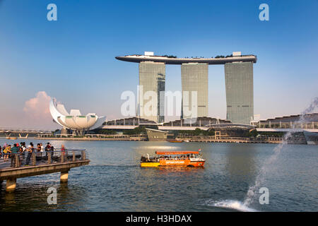 Singapur, Marina Bay Sands Resort Stockfoto