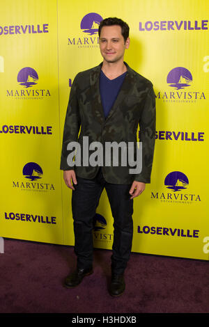 Matt McGory besucht Red Carpet Premiere von LOSERVILLE am 29. September 2016 in Los Angeles, Kalifornien Stockfoto