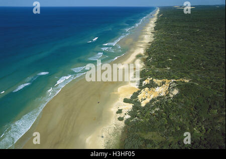 Luftaufnahme des Seventy-Five Mile Beach, Stockfoto