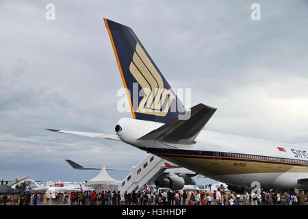 Boeing 747-400 Leitwerk Stockfoto