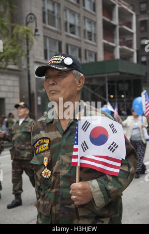 36. jährliche Koreanisch Day Parade & Festival in der 6th Avenue in New York City. Stockfoto