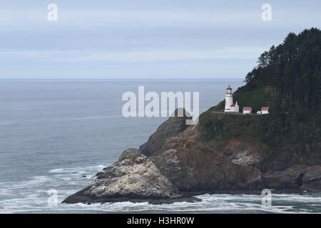 Heceta Head Leuchtturm an der Küste von Oregon Stockfoto