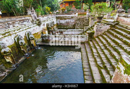 Badetempel in Goa Gajah oder Elefantenhöhle. Ubud. Bali. Indonesien, Asien. Stockfoto