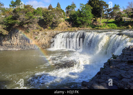 Haruru Falls in der Nähe von Paihia in der Bay of Islands in Neuseeland Stockfoto