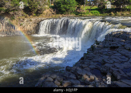 Haruru Falls in der Nähe von Paihia in der Bay of Islands in Neuseeland Stockfoto