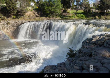 Haruru Falls in der Nähe von Paihia in der Bay of Islands in Neuseeland Stockfoto