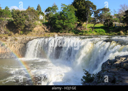 Haruru Falls in der Nähe von Paihia in der Bay of Islands in Neuseeland Stockfoto