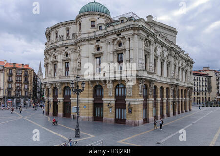 Fassade des Arriaga-Theater in der Stadt Bilbao, Pais Vasco, Spanien, Europa Stockfoto