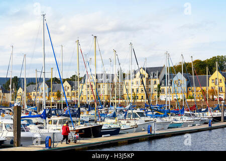 Inverkip Marina, Greenock, Firth of Clyde, Renfrewshire, Schottland, UK Stockfoto