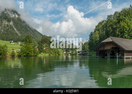 Blick auf den Königssee, Bayern, Deutschland Stockfoto