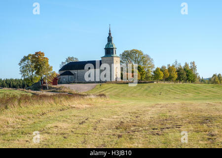 Herbst in der Landschaft von Vastergotland, Schweden Stockfoto